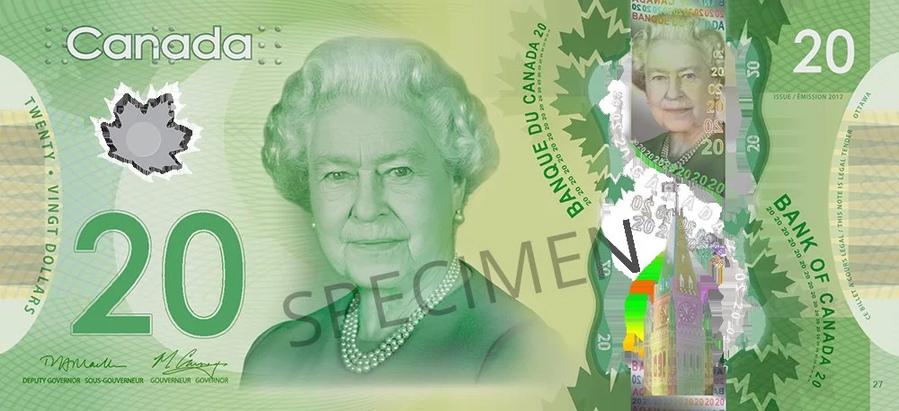 20 Dolar ön yüz