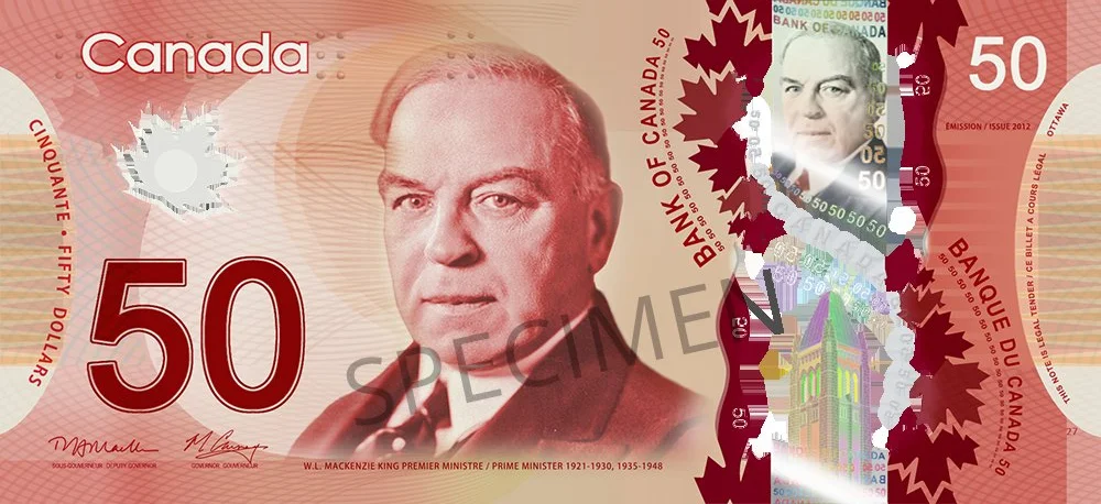 50 Dolar ön yüz