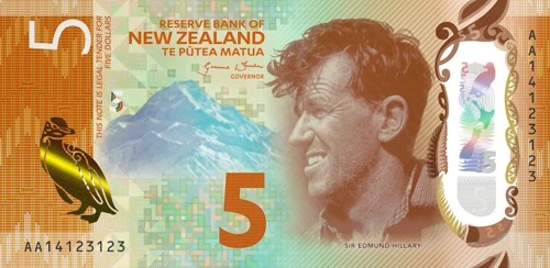 5 Dolar ön yüz