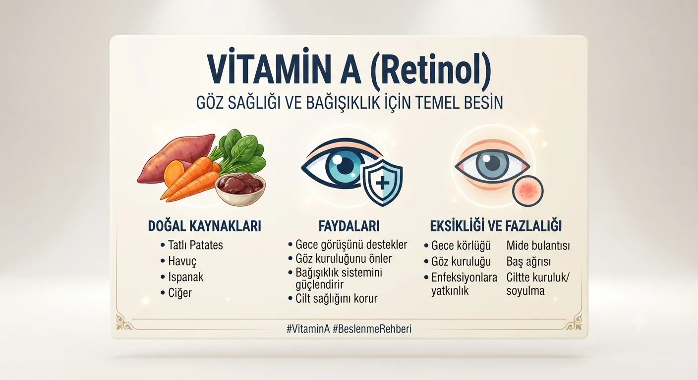 A Vitamini Faydaları ve Zararları