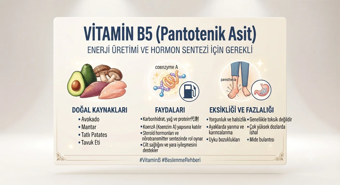 B6 Vitamini (Piridoksin) Faydaları ve Zararları