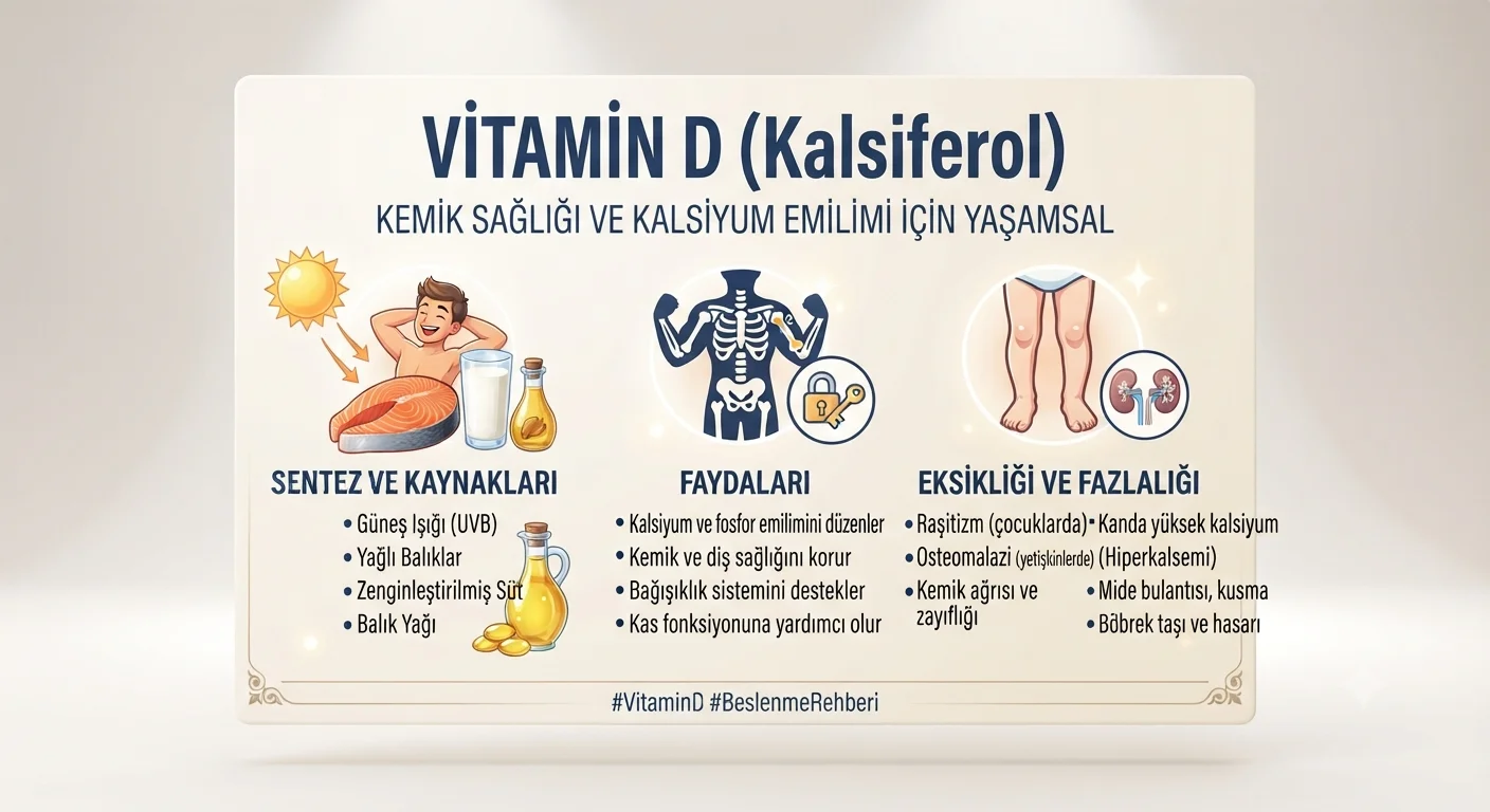 D Vitamini Faydaları ve Zararları